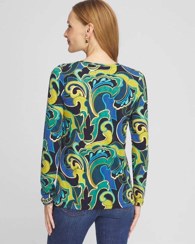 Touch of Cool Swirl Layering Tee - image 3
